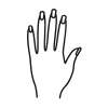 ikona dłoń